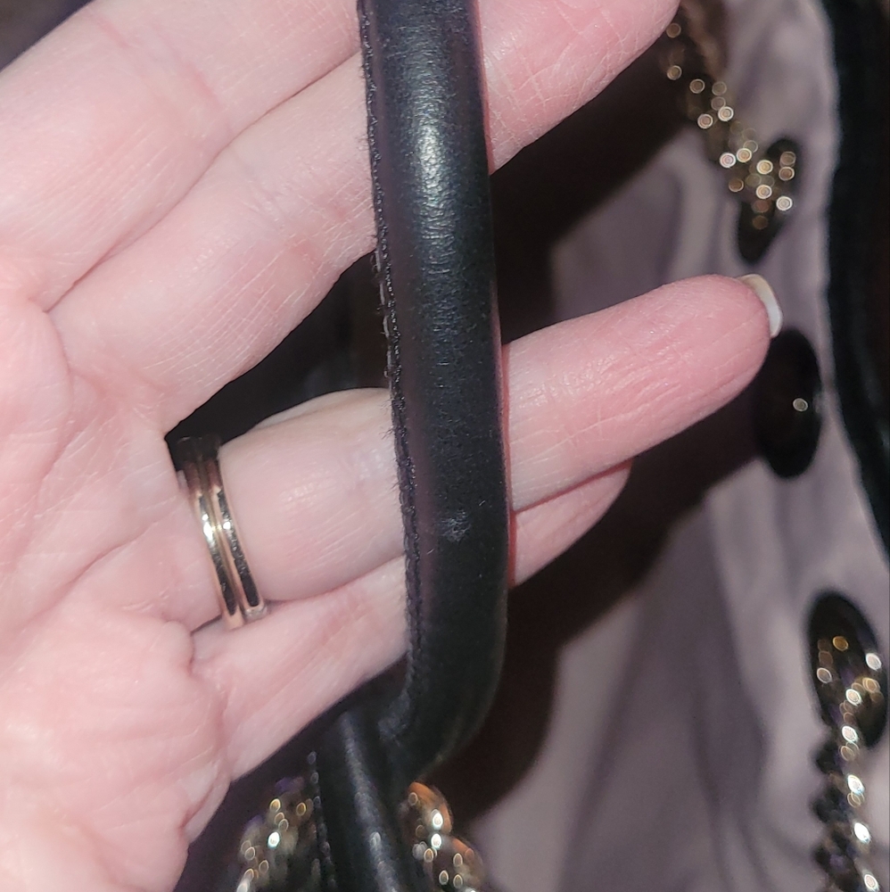 Kate Spade Black Floral Quilted Backpack - Picture 3 of 6